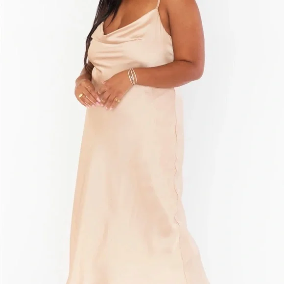 princess polly baby blue dress Show Me Your MuMu | Dresses | Verona Cowl Champagne Bridesmaid Dress Plus  Sized